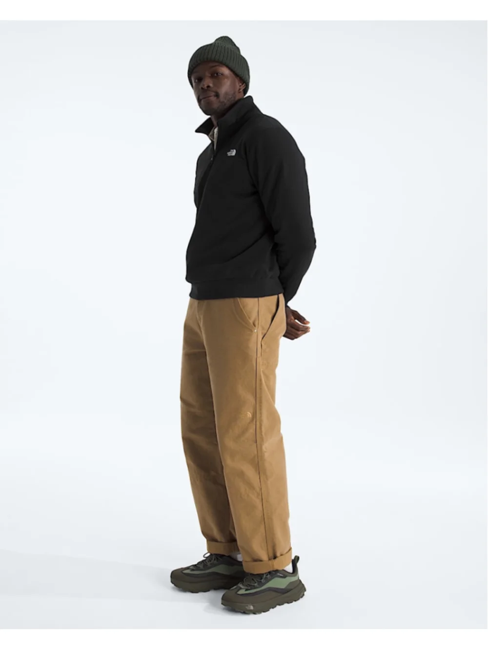 The North Face UltraWick Quarter-Zip Sweatshirt Black Size 48 Chest (24” PTP)